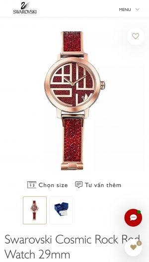 Swarovsk i Cosmic Rock Red Ladies Premium Watch 8158