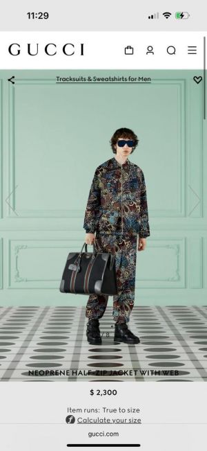 Gucc_i Turkey Imported Jacquard Fabric Printed Premium Cord Set