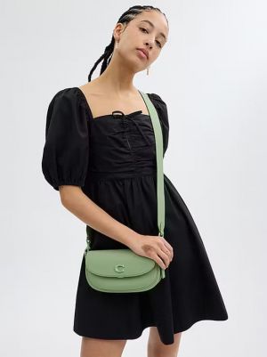 Coach_Emmy_Saddle_Bag_23_Green_With_OG_Box_&_Dust_Bag_C205_Green