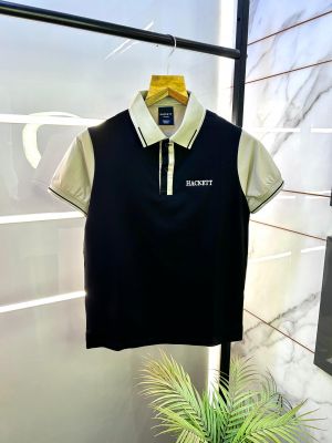 Aston Martin Hacket t Grey Polo Premium Back Printed Collar Neck T-shirt F2863-GY