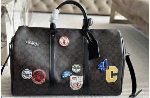 Coac h Brown Limited Edition Monogram Luxury Travel Duffel Bag