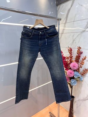 Dolce and Gabban a Blue Shade Premium Imported Stretchable Lycra Fabric Boot Cut Denim with Metal Logo Design 3141