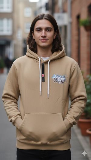 AMIR I HOODIE PREMIUM BEIGE CC 128