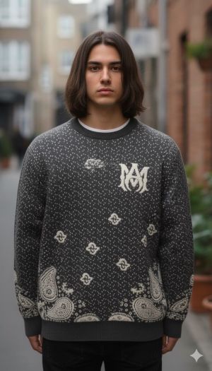 AMIR_I PREMIUM IMPORTED SWEATSHIRT GRAY CC 129