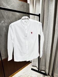 Ami Paris white colour Premium Oxford cotton shirt