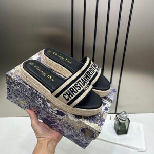 DiorRiviera_Dway_Black_Gold_Pump_Flats_For_Her_With_Original_Box_And_Dustcover