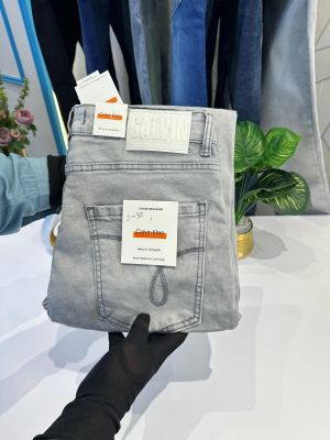 Calvin-Klein Premium Quality Grey Denim With Embroidery Work (Code-2)