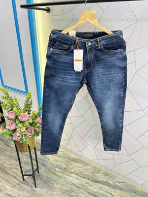 Calvin-Klein Premium Quality Blue Shade Denim With Embroidery Work (Code-3)