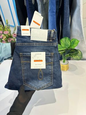 Calvin-Klein Premium Quality Blue Shade Denim With Embroidery Work (Code-3)