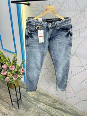 Calvin-Klein Premium Quality Grey-Blue Denim With Embroidery Work (Code-4)