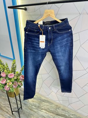 Calvin-Klein Premium Quality Dark Blue Denim With Embroidery Work (Code-5)