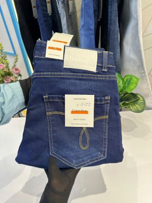 Calvin-Klein Premium Quality Dark Blue Denim With Embroidery Work (Code-5)