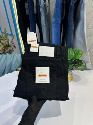 Calvin-Klein Premium Quality Black Denim With Embroidery Work (Code-6)