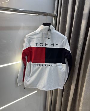 Tommy  Hilfiger White Imported Premium Bomber Jacket