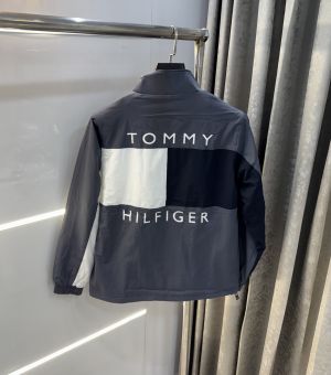 Tommy  Hilfiger Grey Imported Premium Bomber Jacket