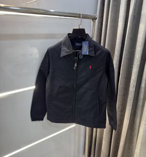 Ralph  Lauren Navy Blue Imported Premium Bomber Jacket