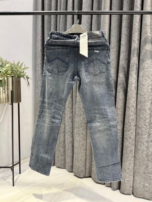 A-RMANI EXCHANGE IMPORTED DENIM JEANS BLUE SHADED 100% BOOT CUT