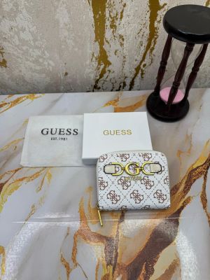 Guess Dagan Zippy Wallet With Box And Dust Bag (GXD001_Pink)