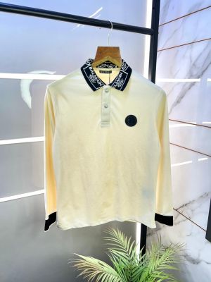 Balmai n Paris Off-white Polo Neck Full Sleeves Premium Collar T-shirt F3028-OF1