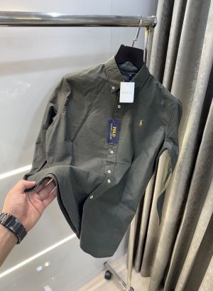Ralph  Lauren Olive Green Premium Oxford Shirt