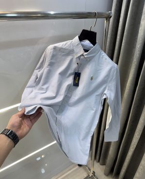 Ralph  Lauren Light Grey Premium Oxford Shirt