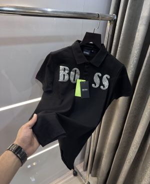 Hugo  Boss Black Logo Work Premium Polo T-Shirt