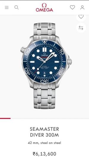 Omeg_a seamaster diver 300M automatic