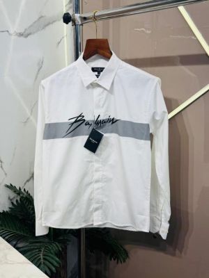 Balmain_Paris_White_Logo_Print_Premium_Shirt_(1495)