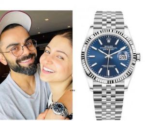 ROLLEX DATE JUST Blue stainless steel jubilee belt 003