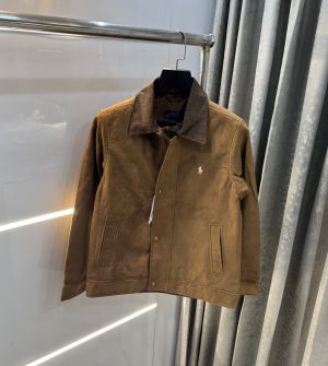 Ralph  Lauren Beige Imported Sweado Bomber Jacket