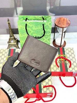 Gucc_i Wallet Brown Fa 18