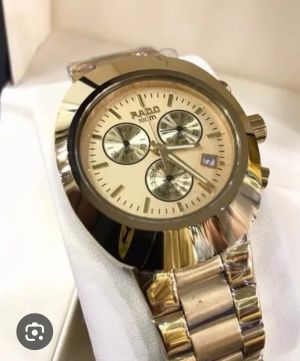 RAD.O vintage diaster Quartz movement slim champion gold with yellow dialLIMITED EDITION