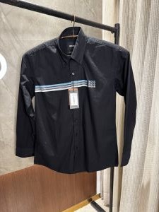  Hugo Bos_s Black Premium Oxford cotton Shirt