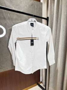  Hugo Bos_s White Premium Oxford cotton Shirt