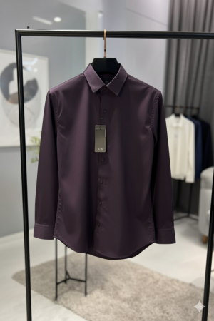 ARMAN-I EXCHANGE IMPORTED STORE ARTICLE PURPLE SHIRT