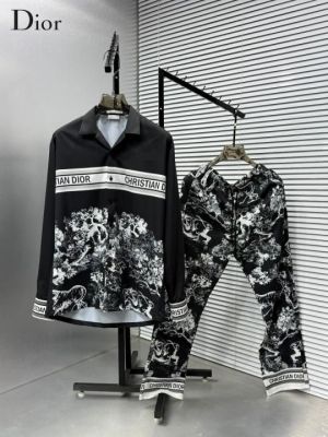 Christian Dio_r Signature Cord Set Black