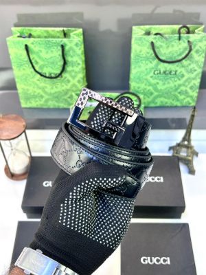 Gucc_i Embossed Belt Fa 30