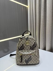 GUCC.I GG SUPREME CANVAS BAGPACK PREMIUM WITH GUCC.I PRINT