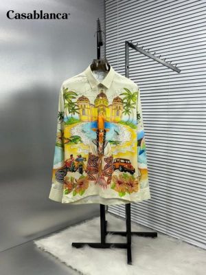 Casablanca D Printed Shirt With Premium Box Packing