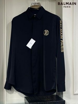 Balmai n Paris Black 2 Imported Shirt With Premium Box Packing And Carry Bag