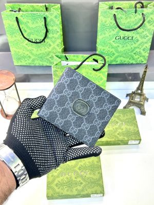 Gucc_i Wallet New Black Premium Quality Fa 58
