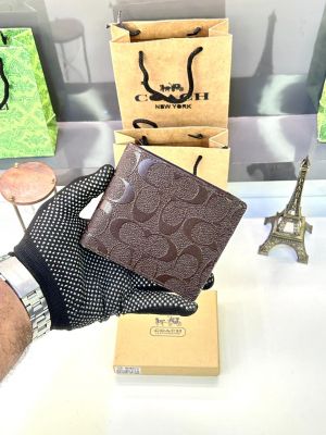 Coac_h Wallet Brown Fa 62
