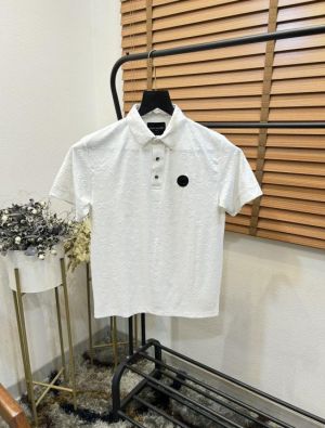 Loui_s Vuitton Monogram Embossed Self Print Imported Polo T-shirt