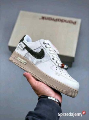 Nike airforce 1 x panda prank white gum