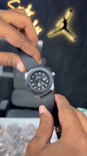 ROLE YATCHMASTER SILVER BLACK