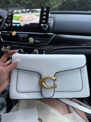 Coac_h Tabby Shoulder Bag With Box And Dust Bag (White)