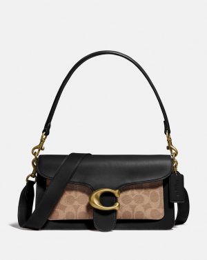 Coac_h Tabby Shoulder Bag With Box And Dust Bag (Black apricot)