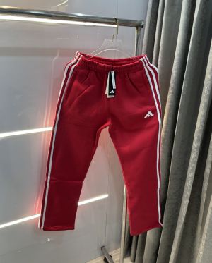 Adida s Red Embroidery Logo Premium TrackPant