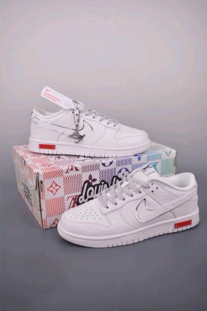 Nikee X Louiss Vuitton Dunk Low White 897