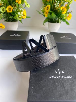 Ax emporio_armanni Reverse Belt wid og box Card dust bag 